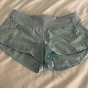 Cyan Lululemon shorts size 4